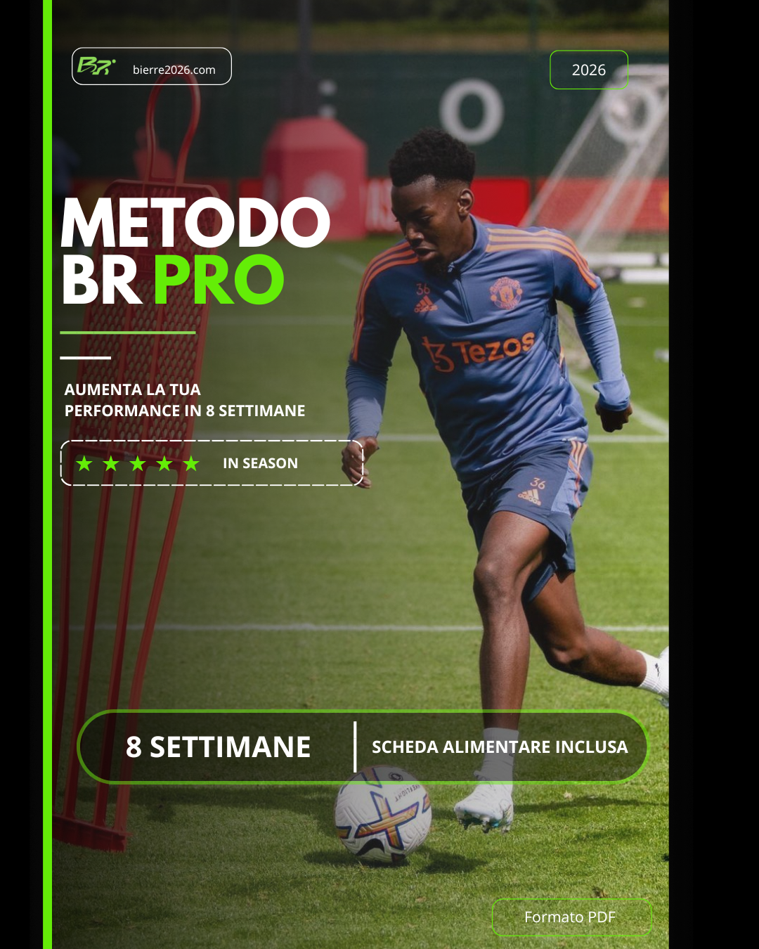 METODO BR PRO:Diventa un calciatore completo in 8 settimane.